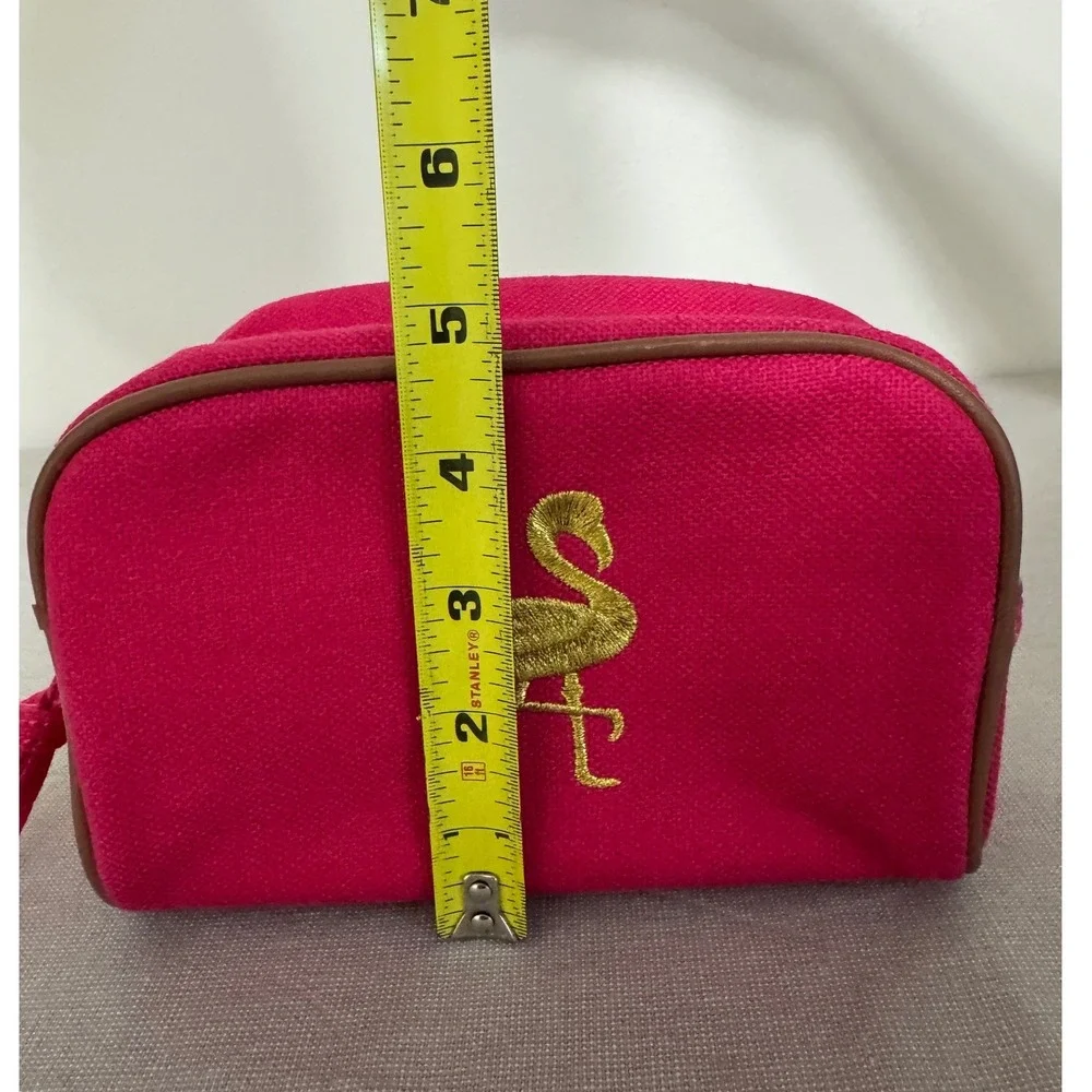 Spartina Cosmetic Bag Pink/Gold Pelican